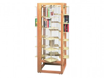 Gressco Rotor Book and Media Display - Square Unit