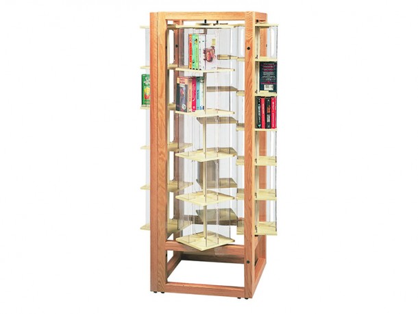 Gressco Rotor Book and Media Display - Square Unit