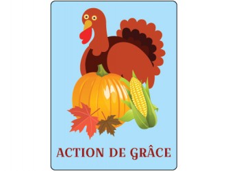 Étiquettes de classification - Action de grâce/Thanksgiving