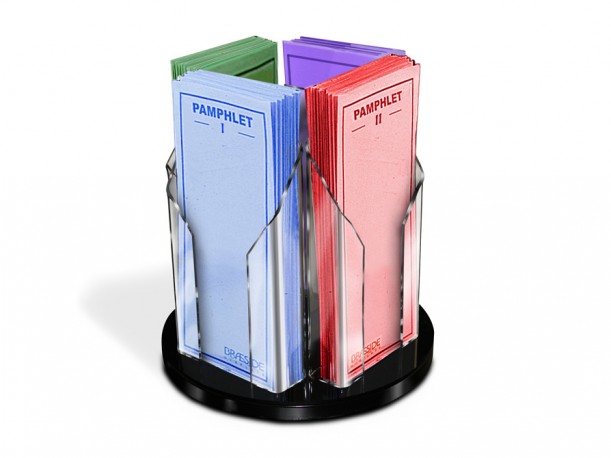 Rotating Literature Holder