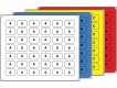 Horizontal Alphabetic and Numeric Labels