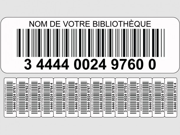 Codes à barres personnalisés