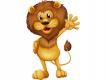 Mascotte Lion en vinyle