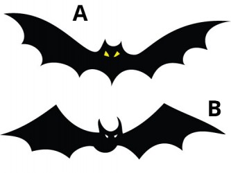 Halloween Vinyl Wall Decals - Bat