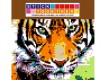 Mosaïque interactive à autocollants StickTogether - Tigre