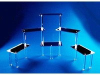 Acrylic Mirrored Rectangle Platform Riser