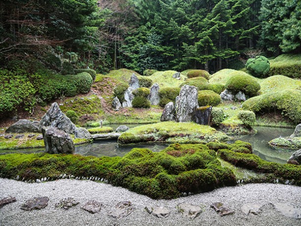 Zen garden - Self-Adhesive Vinyl Poster