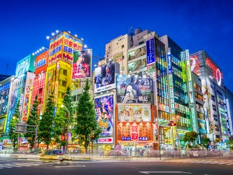 Affiche en vinyle autocollant - Tokyo