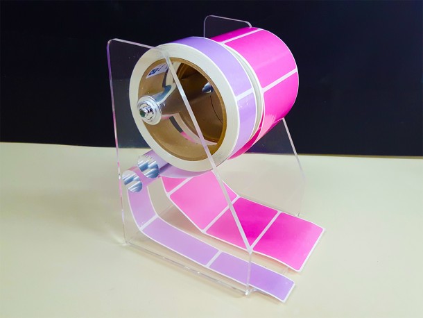 Acrylic Label Dispenser