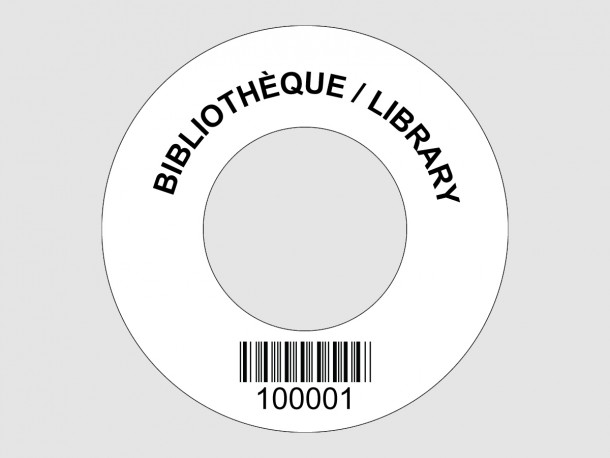 Customized Disc Hub Labels