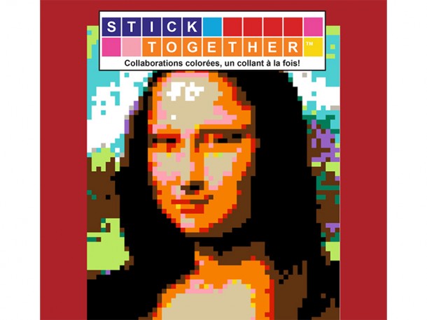 StickTogether Mosaic Sticker Poster - Mona Lisa - Leonardo da Vinci