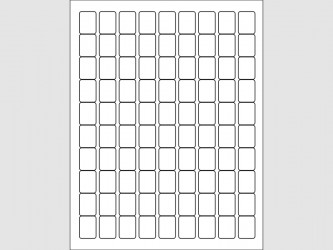 Laser Spine Labels - 3/4"W x 1"H