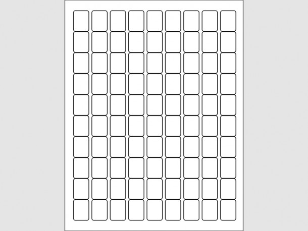 Laser Spine Labels - 3/4"W x 1"H