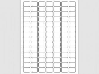 Laser Spine Labels - 1"W x 3/4"H