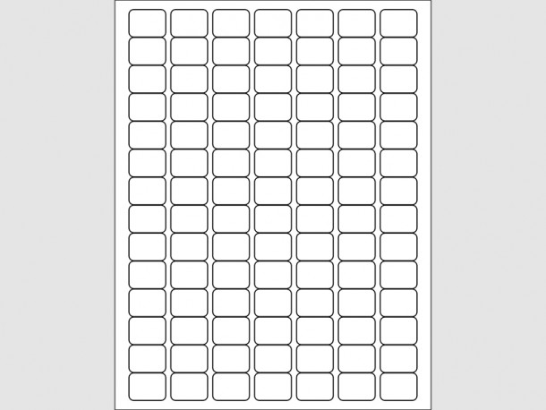 Laser Spine Labels - 1"W x 3/4"H