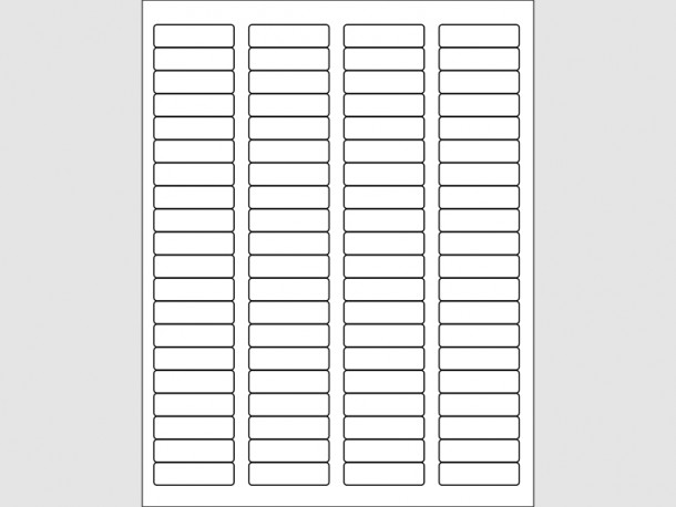 Laser Labels - 1 3/4"W x 1/2"H