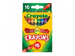 Crayons de cire de Crayola - Taille Standard - Boîte de 16