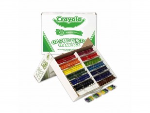 Crayons de couleur en bois de Crayola - Boîte de 462