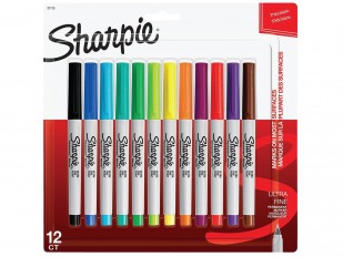  Sharpie Ultra Fine Tip Marker Pack - Pack of 12