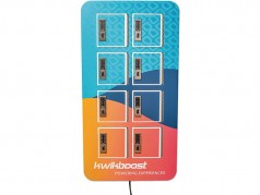 KwikBoost Wall-Mount Cell Phone 8-Bay Charging Locker