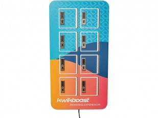 KwikBoost Wall-Mount Cell Phone 8-Bay Charging Locker