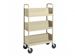 Biofit Booktruck with 3 sloping shelves