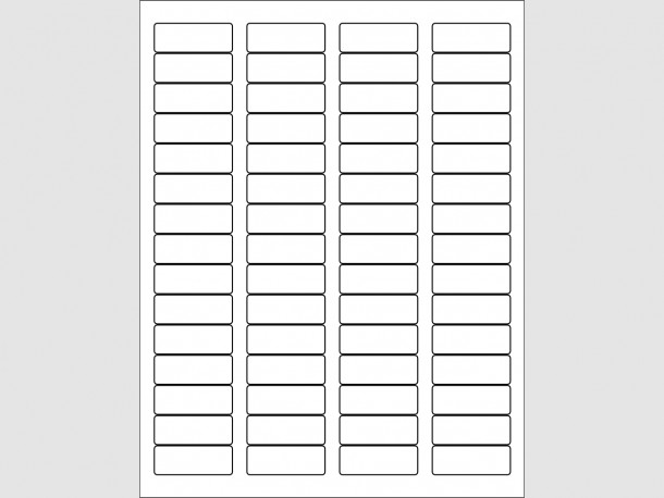 Étiquettes laser - 1 3/4"L x 2/3"H