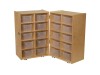 Meuble de rangement pliant de Wood Designs - 20 casiers