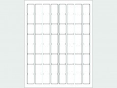 Laser Labels - 7/8"W x 1 1/4"H