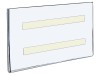 Acrylic Horizontal Sign Holder - Self-Adhesive