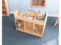 Whitney Brothers Mobile Library Book Cabinet