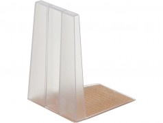 Ribbed Plastic Book Support with cork base