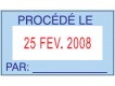 Dateur auto-encreur personnalisé Trodat Printy 4750