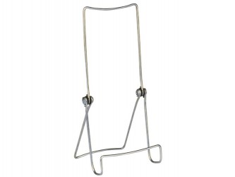 Adjustable Zinc Plated Display Easel - Sharp Front Bend