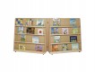 Wood Designs Hinged Double-Sided Mobile Book Display