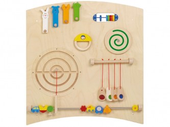 Gressco Haba Learning and Sensory Activity Wall - Curve B