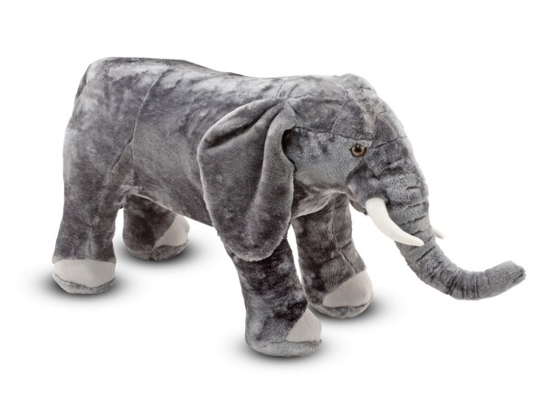 Toutou géant en peluche de Melissa And Doug - Éléphant